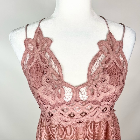 Free People FP One Adella Burnout Slip Dress Size Small - Picture 7 of 9